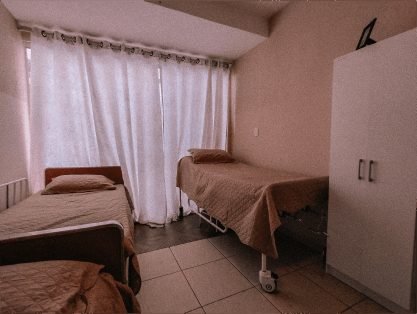 Espaço de convivência da Casa de Cecília