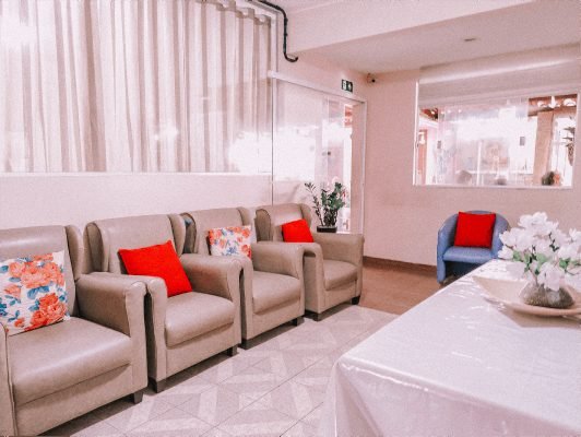 Sala de estar da Casa de Cecília